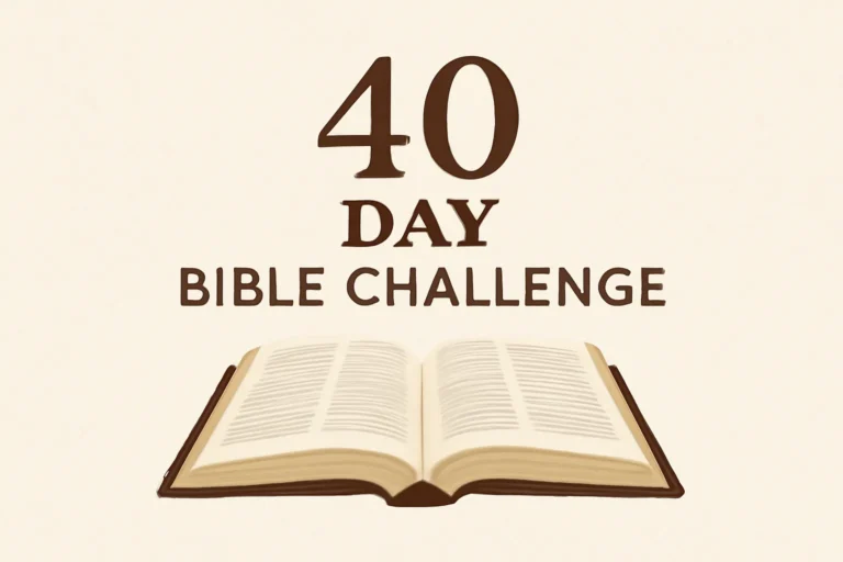 40 day bible challenge