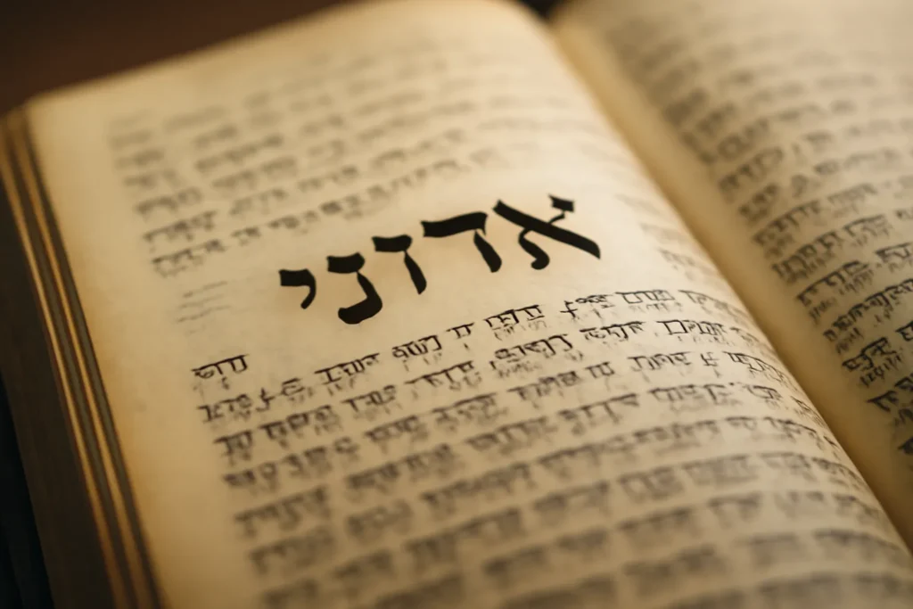 adonai scripture