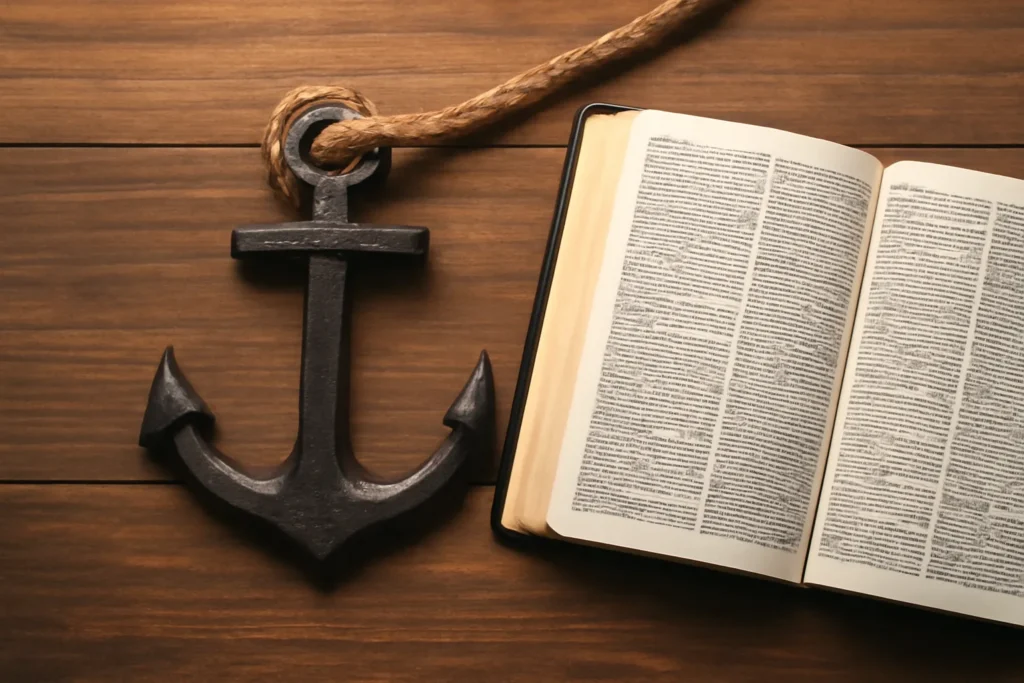 anchor with bible verse