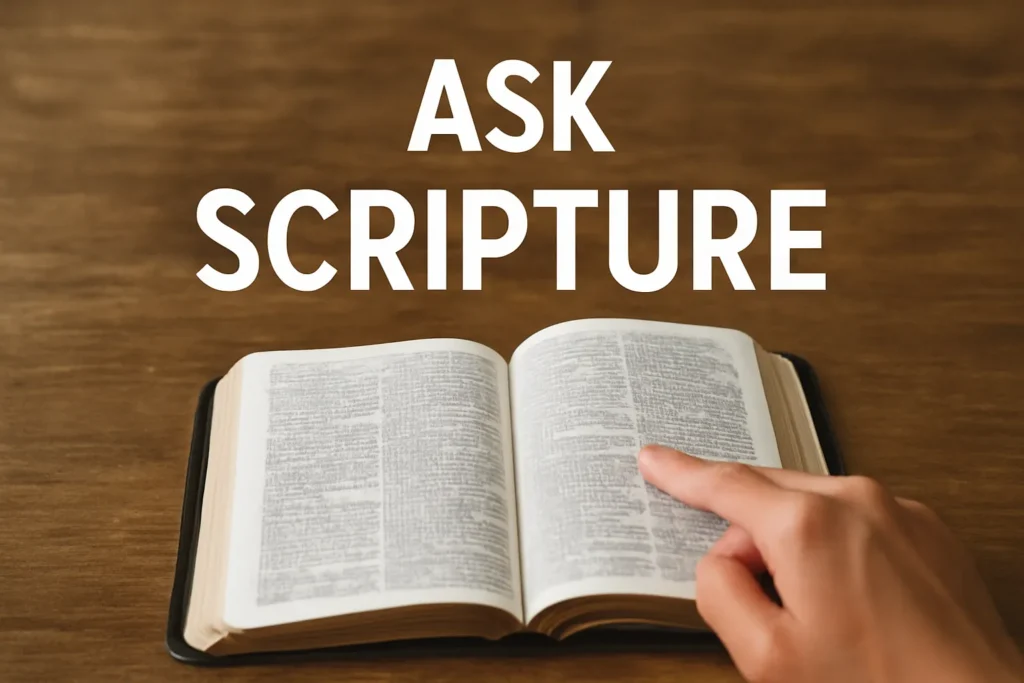 ask scripture