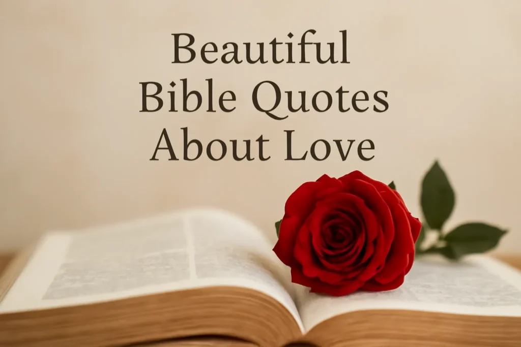 beautiful bible quotes about love