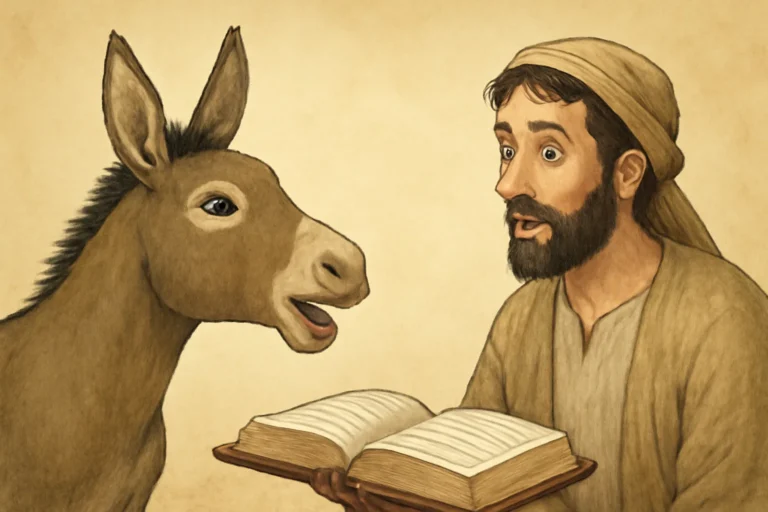 bible donkey speaks