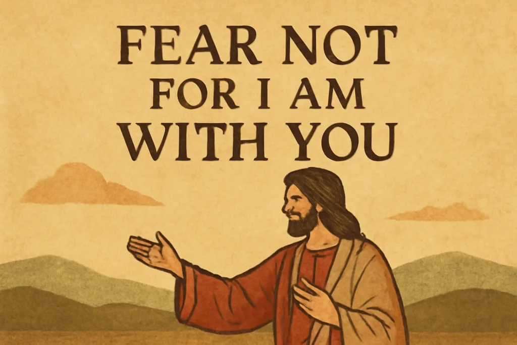 bible fear not for i am with you