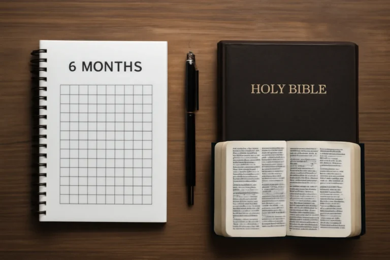bible reading plan 6 months