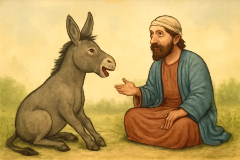 bible story talking donkey