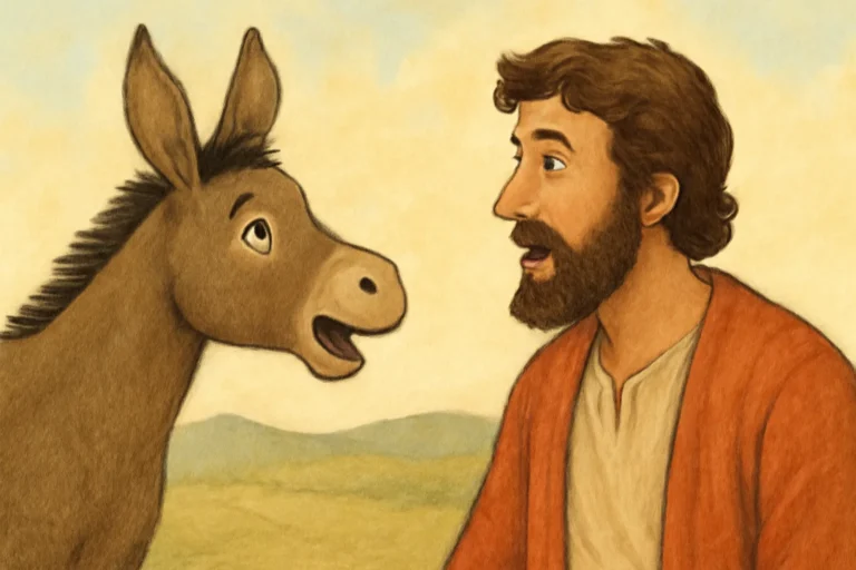 bible story with talking donkey