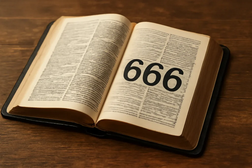 bible verse about 666