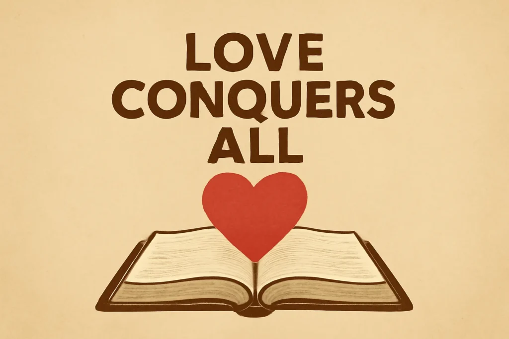 bible verse about love conquers all