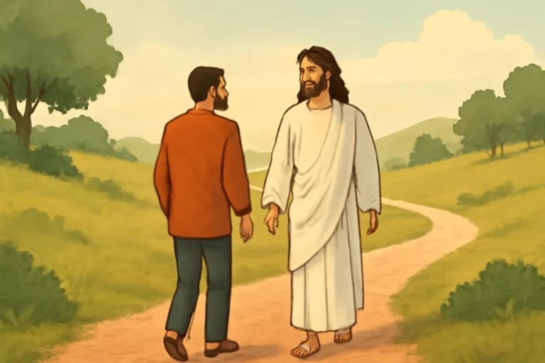 bible verse walk with jesus