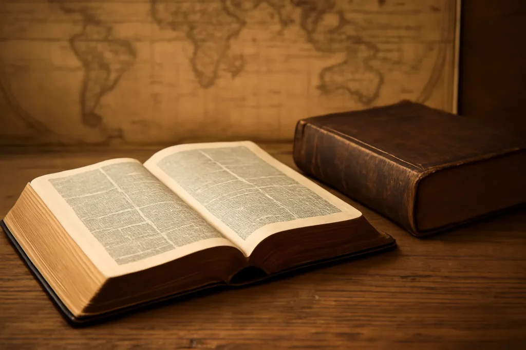 bible with history