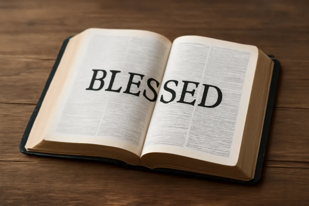 blessed definition bible