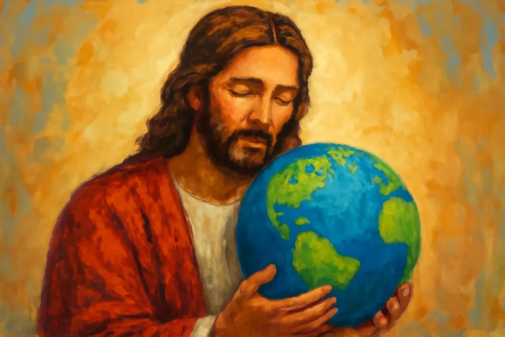for he so loved the world