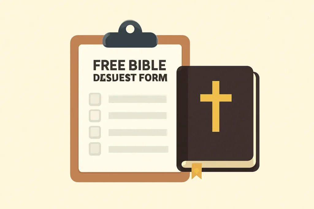 free bible request form