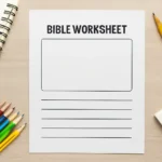 free printable bible worksheets