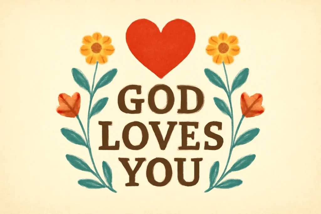 god loves you quote