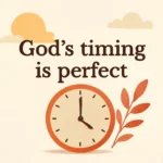 god's timing is perfect verse