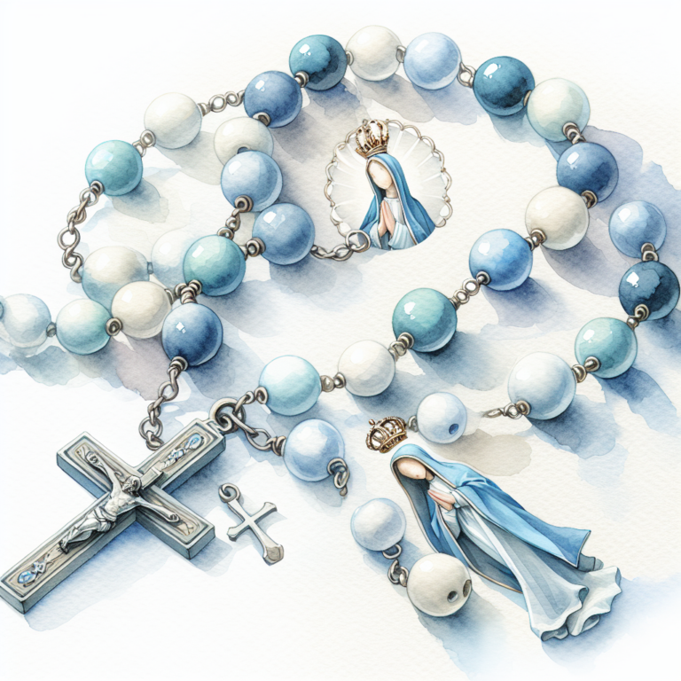 printable Catholic rosary prayer card